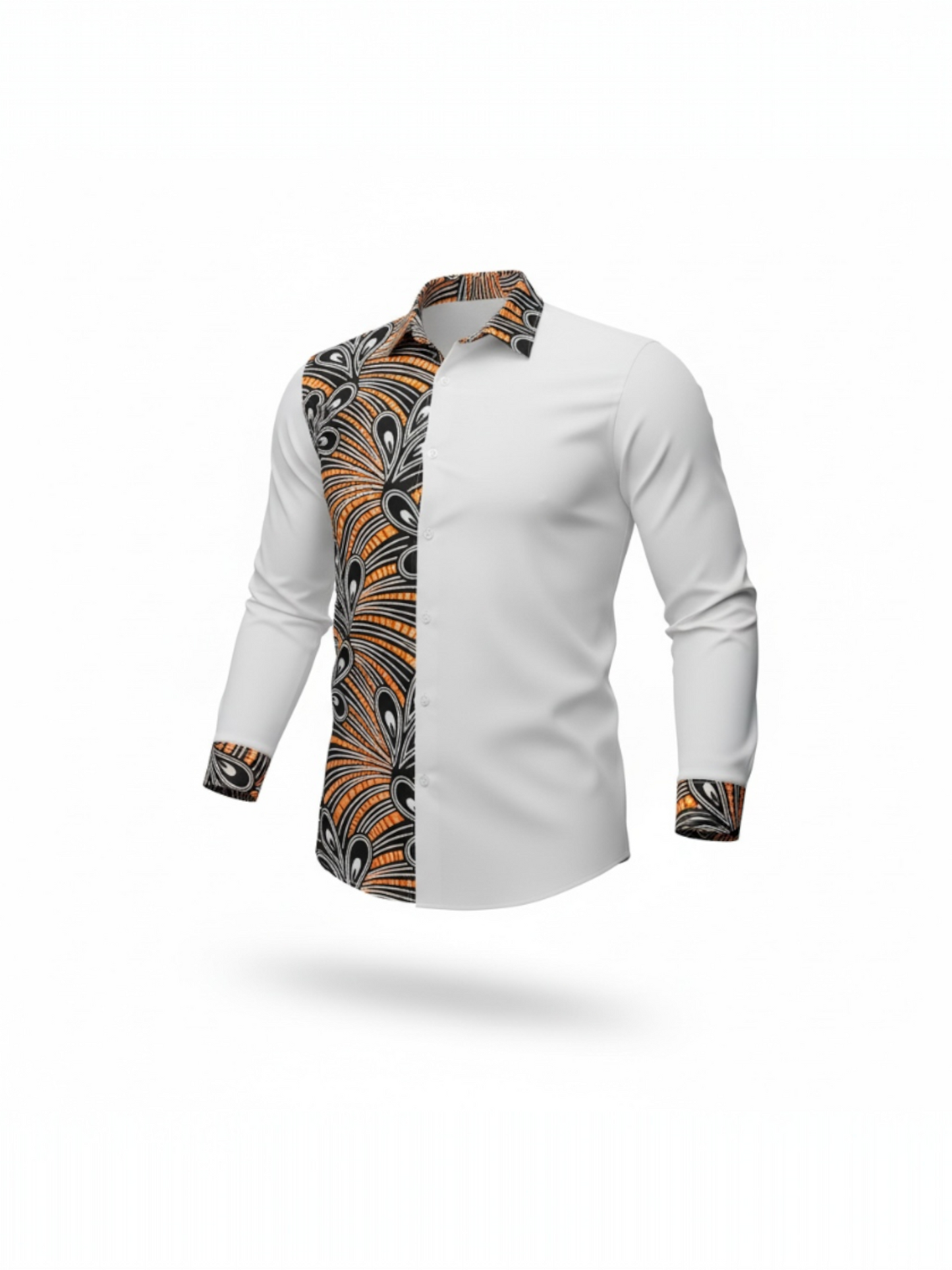 Men’s Custom Ankara Shirt