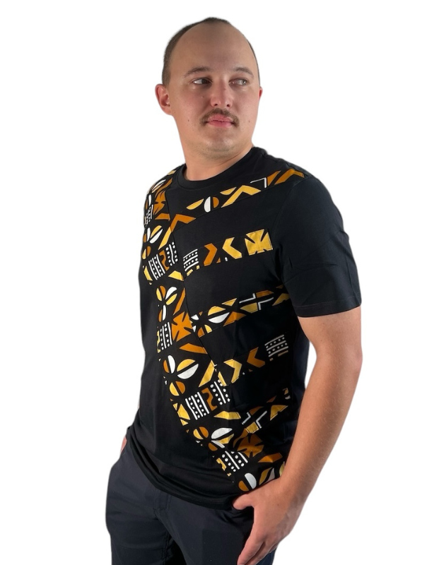 Diagonal Black Custom Shirt