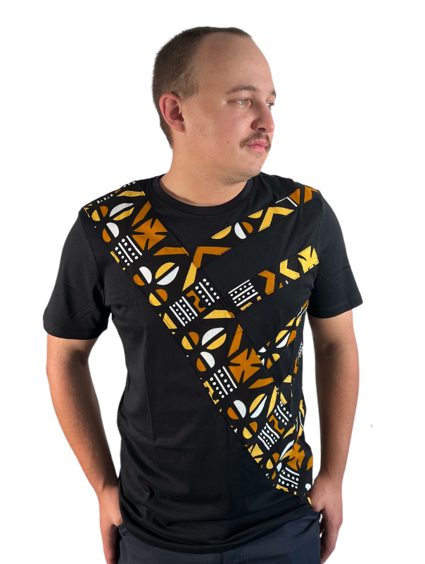 Diagonal Black Custom Shirt