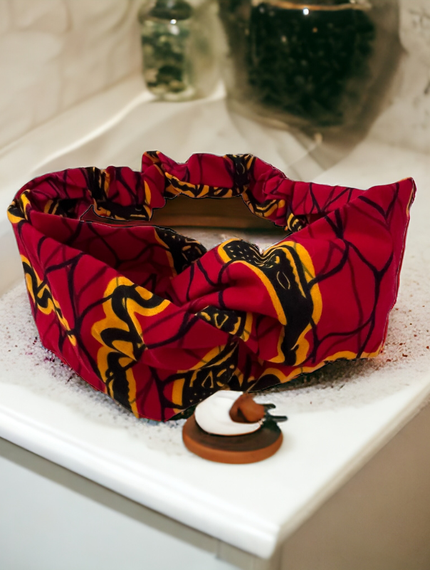 Ankara Head in Velvet Serpent