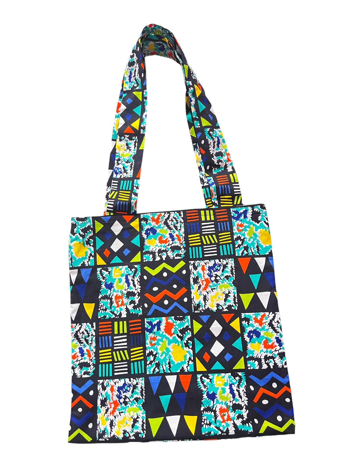 Abstract Grid Tote Bag