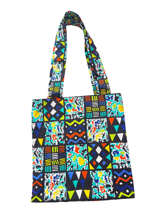 Abstract Grid Tote Bag