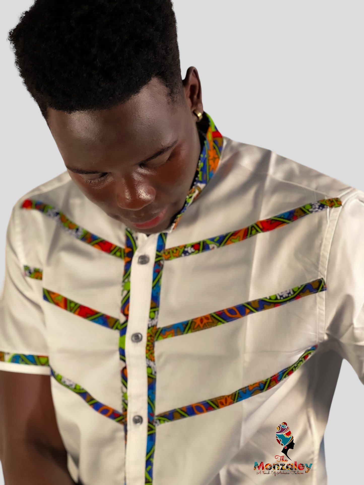 Diagonal Stripe Custom Shirt