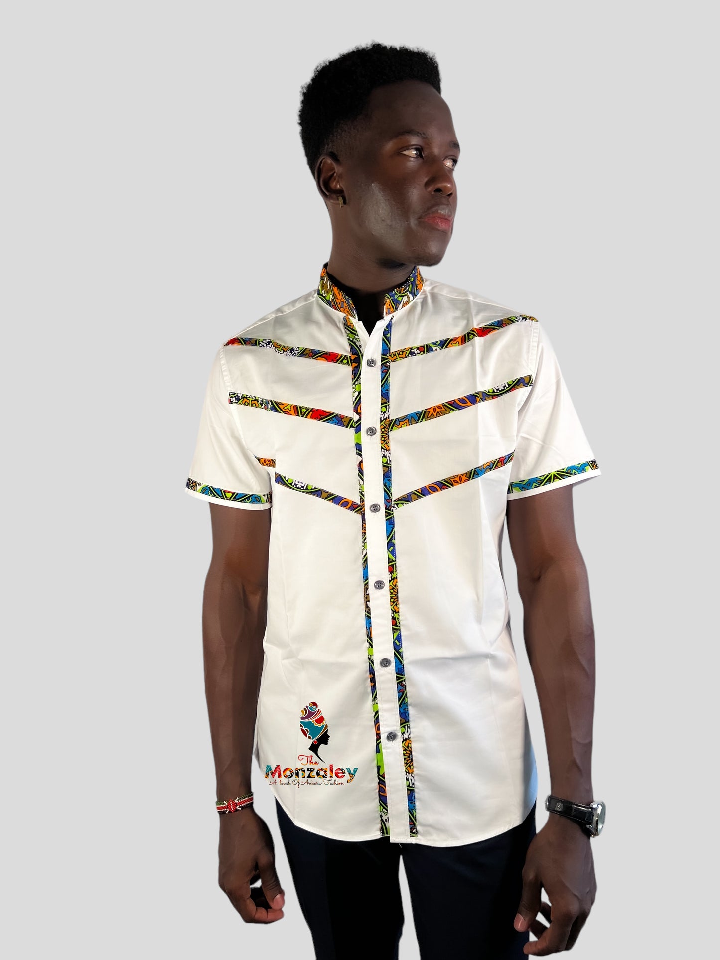 Diagonal Stripe Custom Shirt