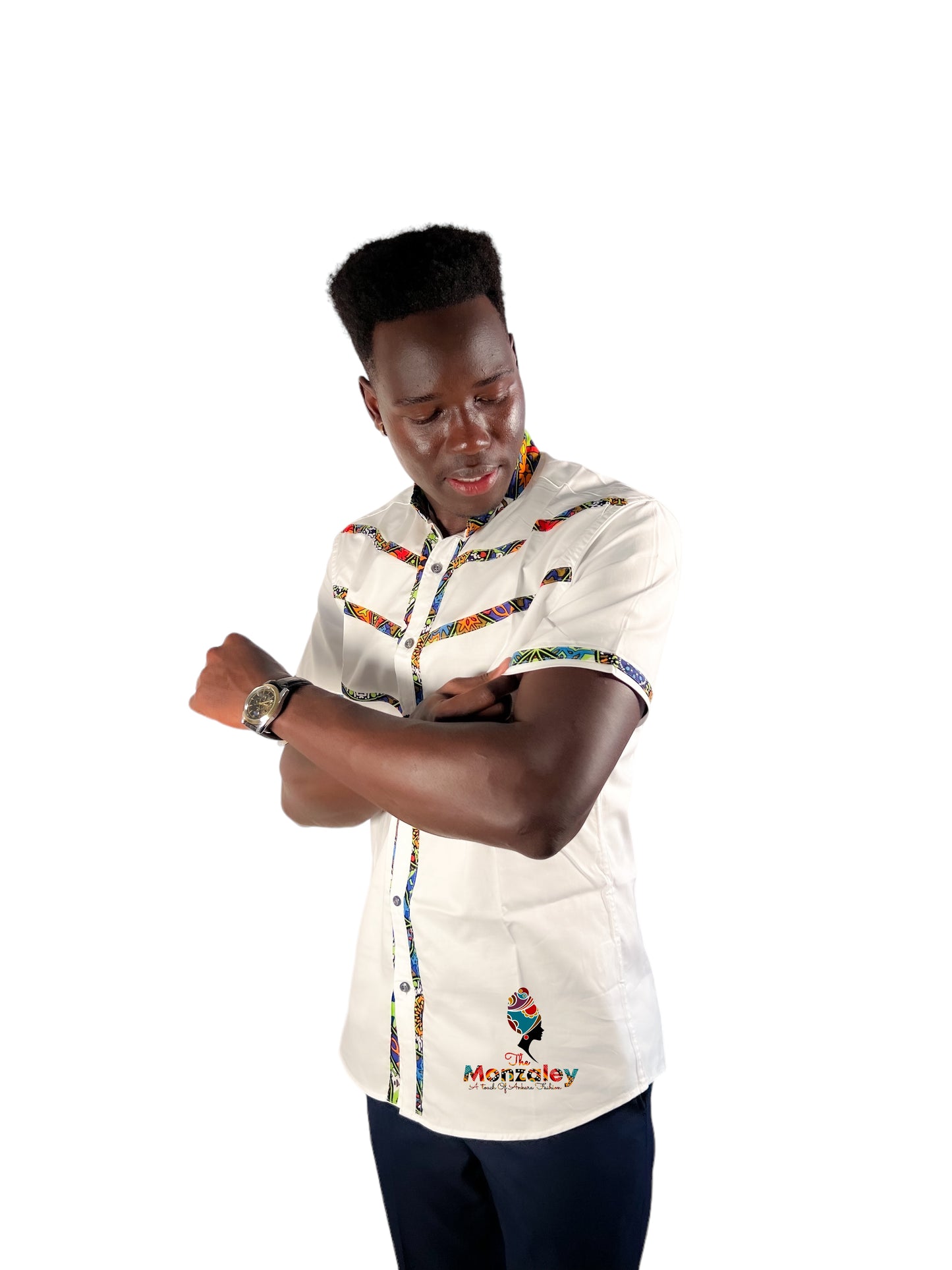 Diagonal Stripe Custom Shirt