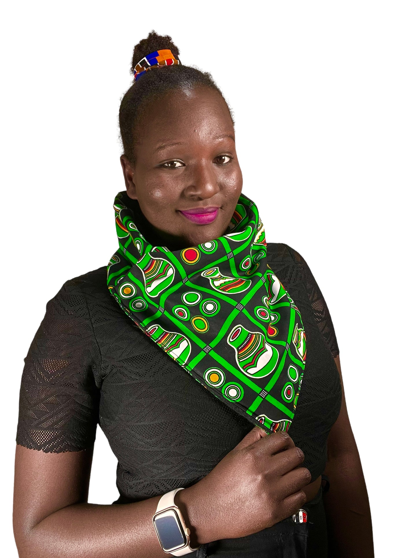 Winter Scarfs in Dark Green