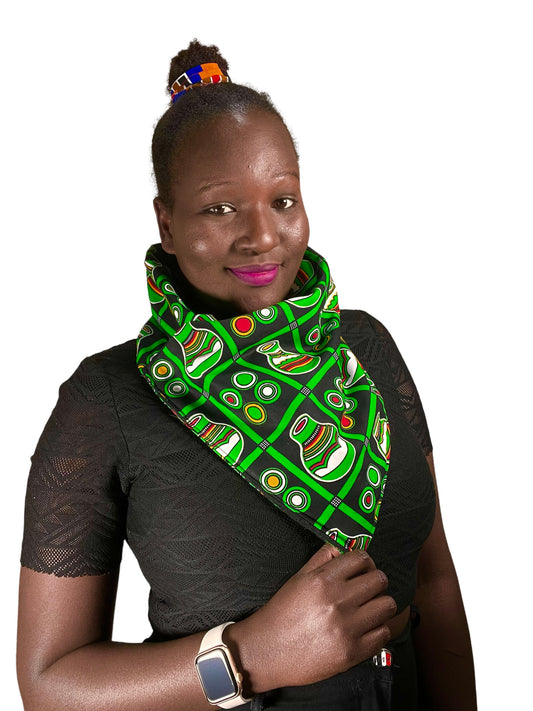 Winter Scarfs in Dark Green