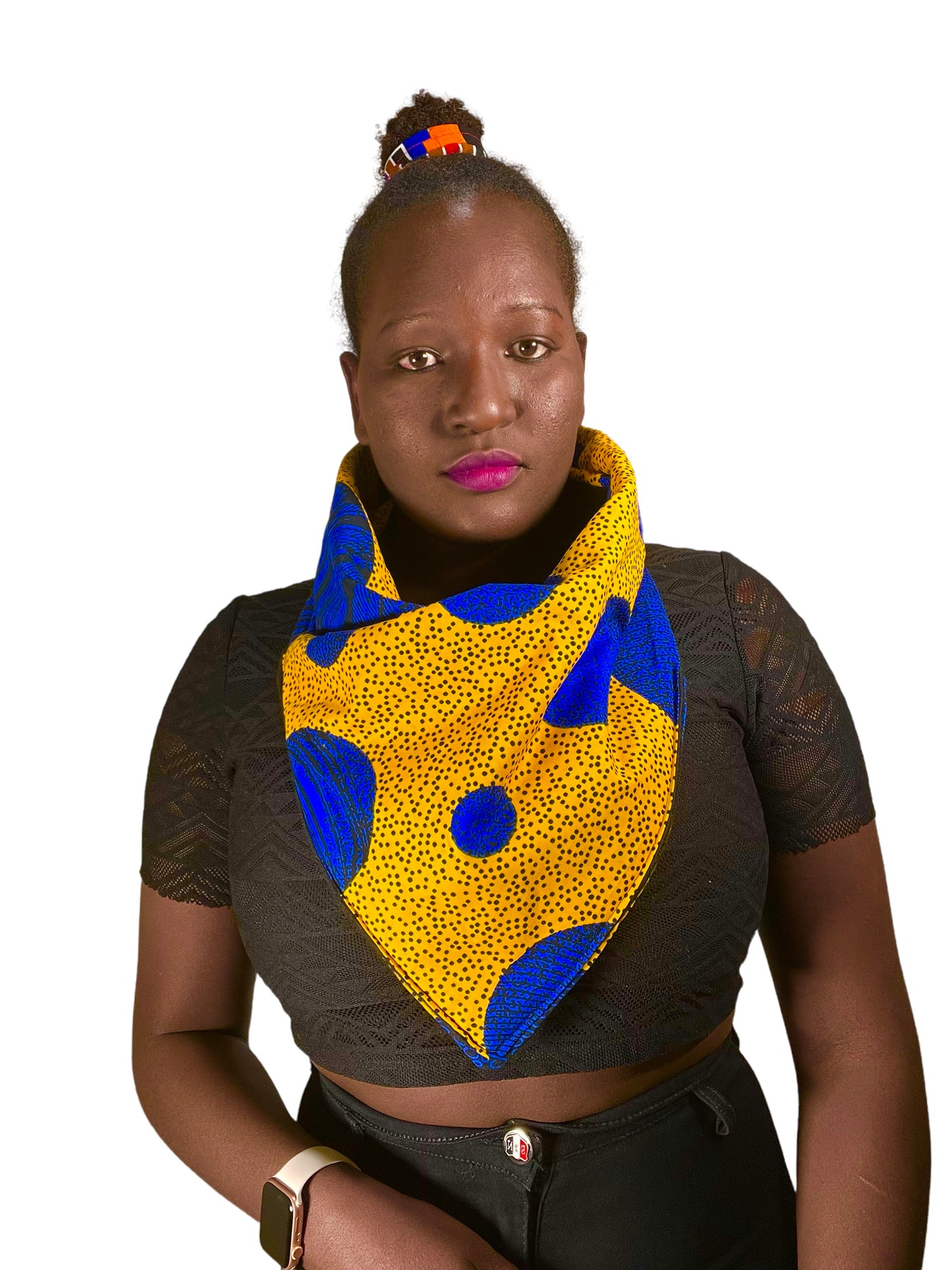 Winter Scarfs in Rounded Blue