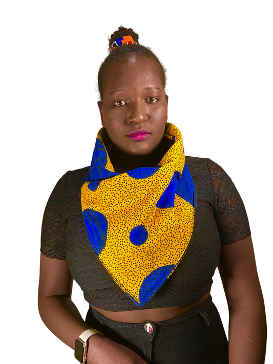 Winter Scarfs in Rounded Blue