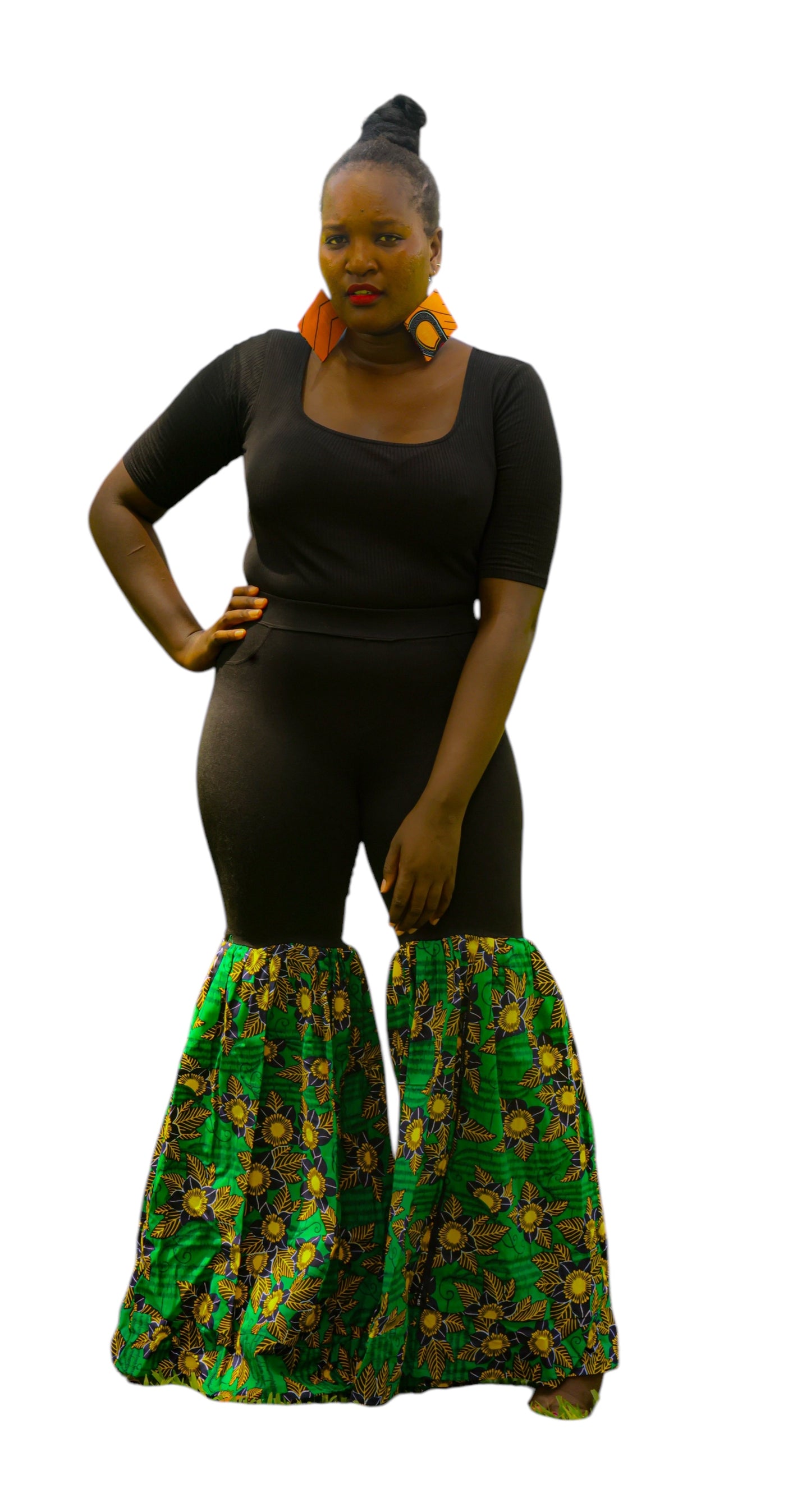 Ankara Jeggins Mint Star