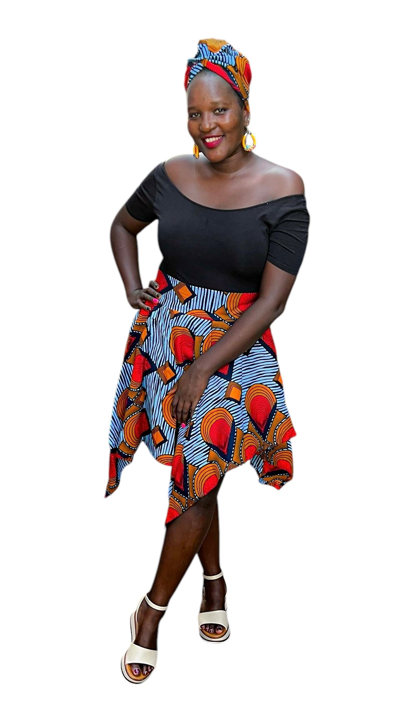 Ankara Short Skirt
