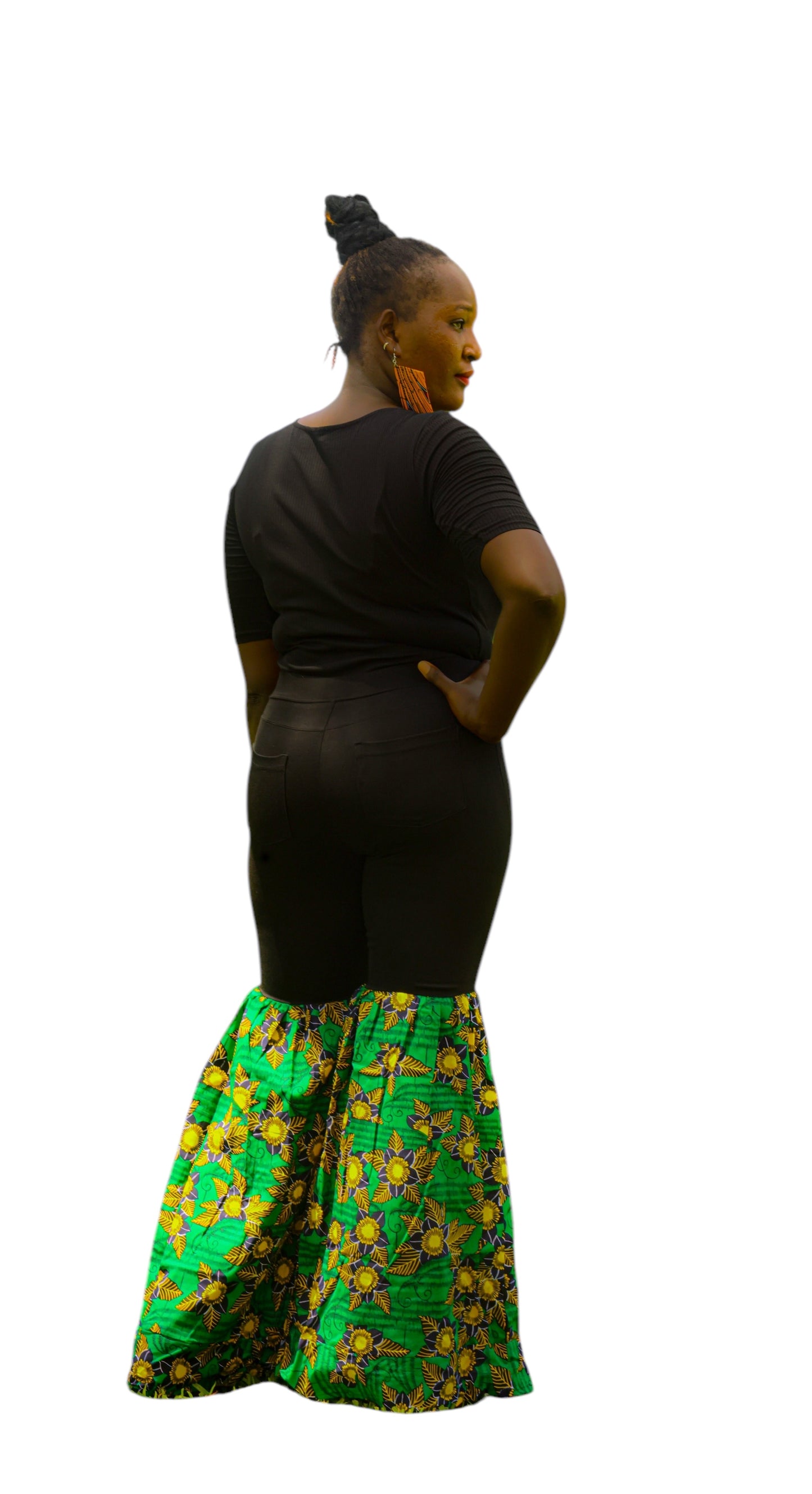 Ankara Jeggins Mint Star
