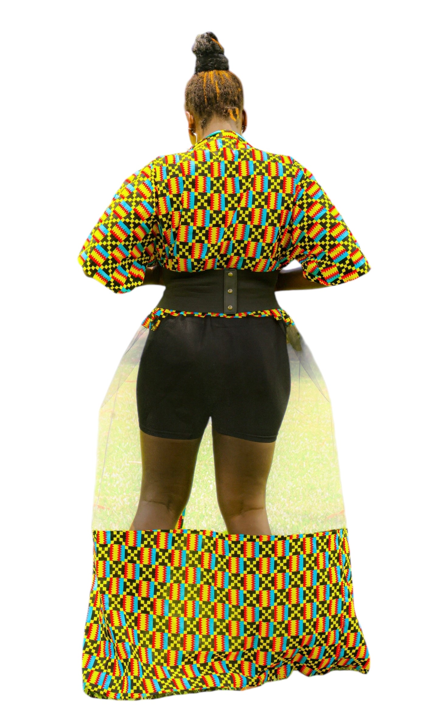 Mesh Kimono Diagonal
