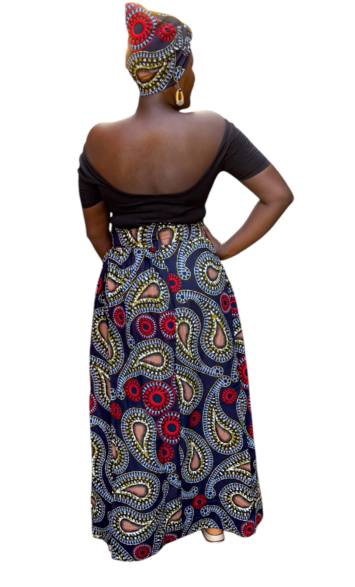 Long Ankara Teardrop
