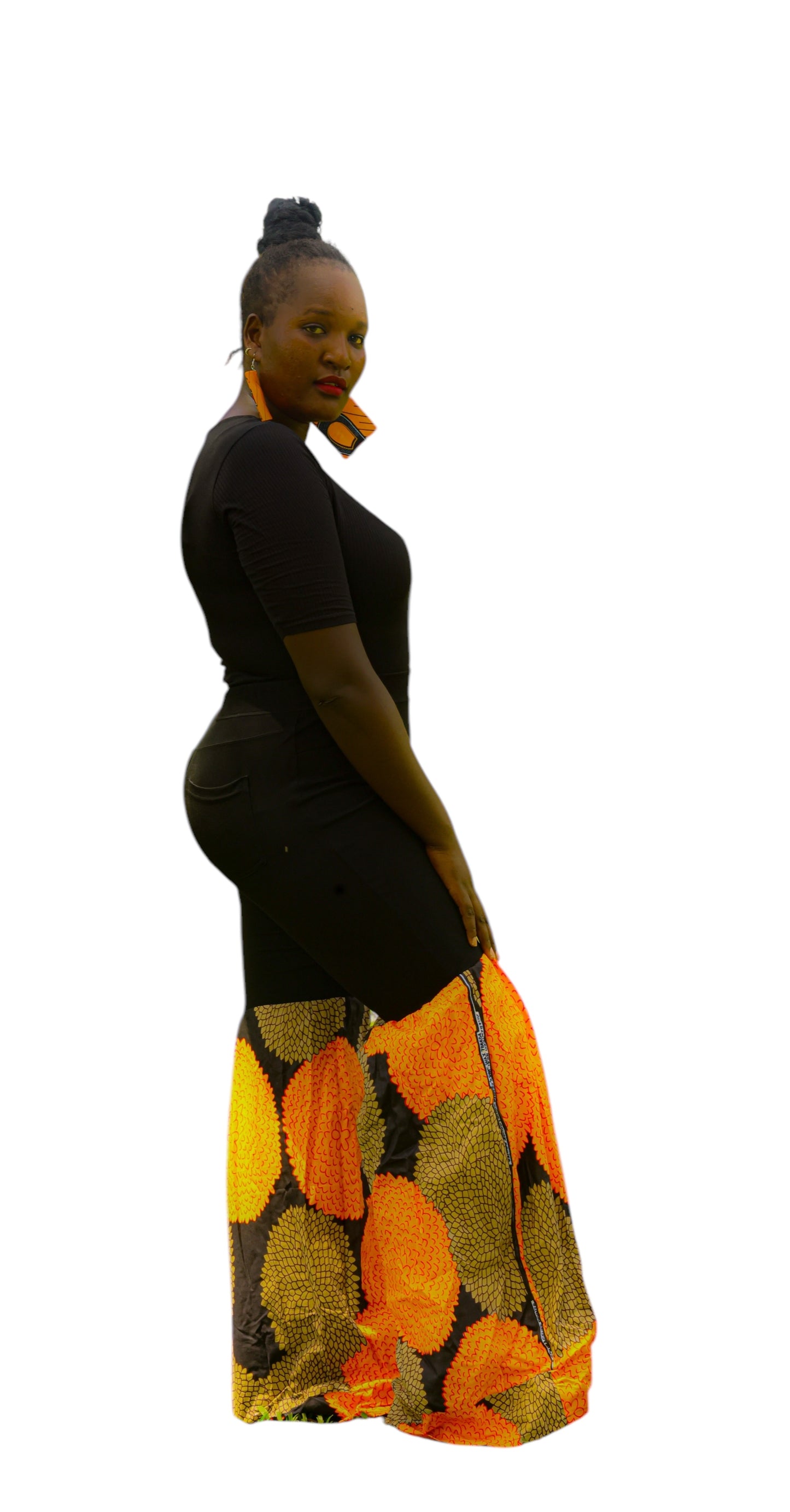 Ankara Jeggings in Teadrop Vine