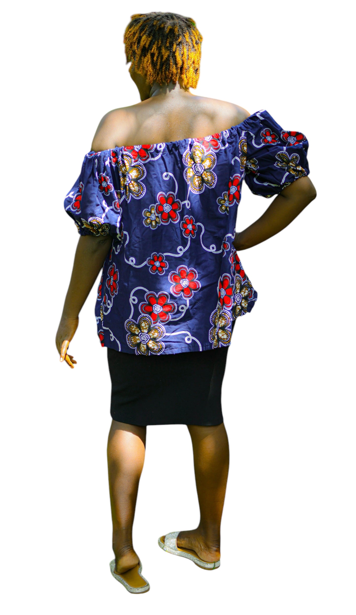 Ankara Off-Shoulder Tops