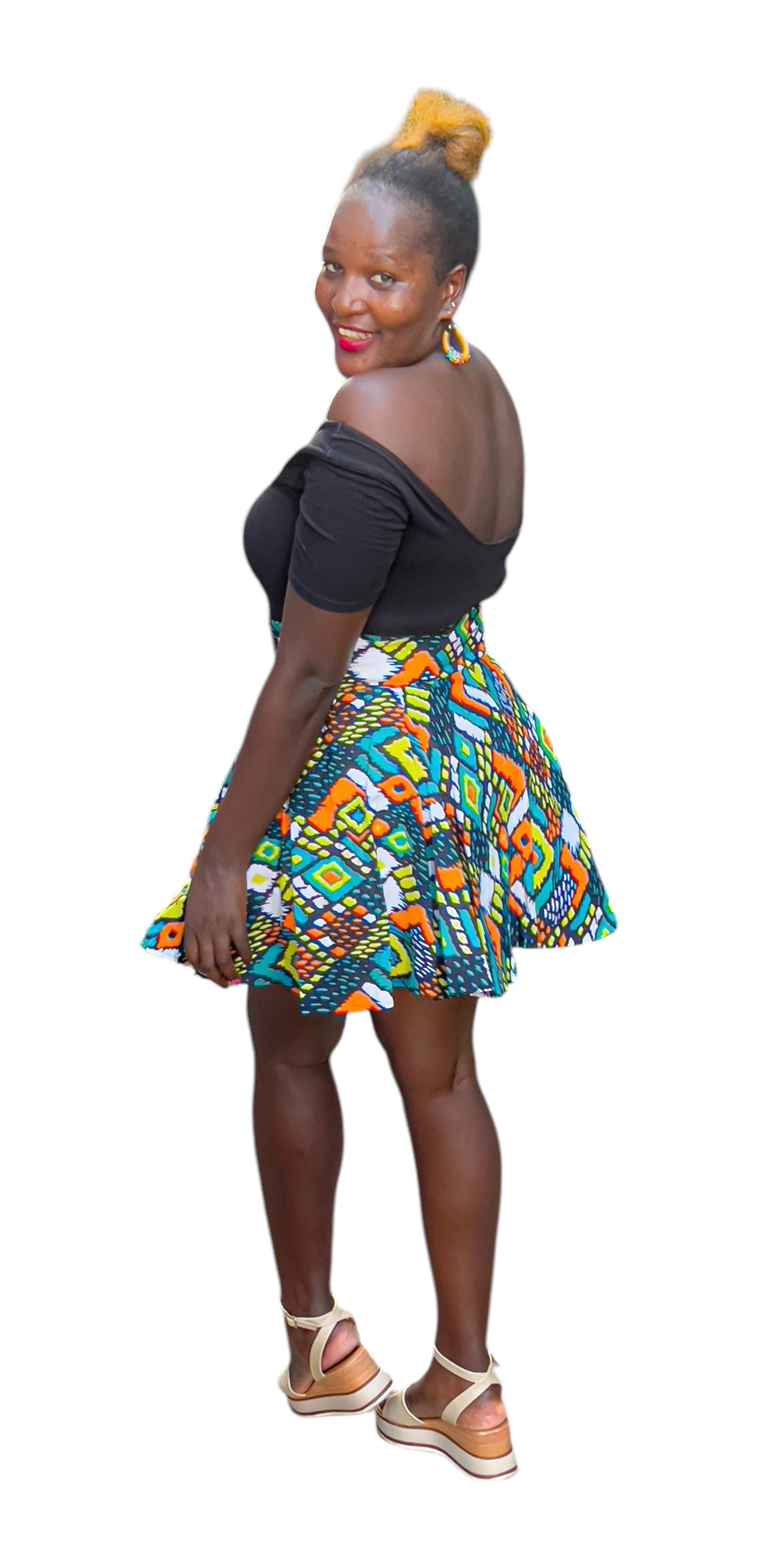 Ankara Short Skirt