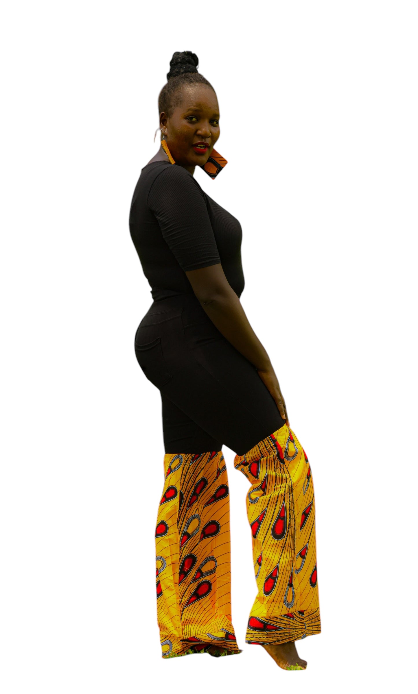 Ankara Jeggings in Teadrop Vine