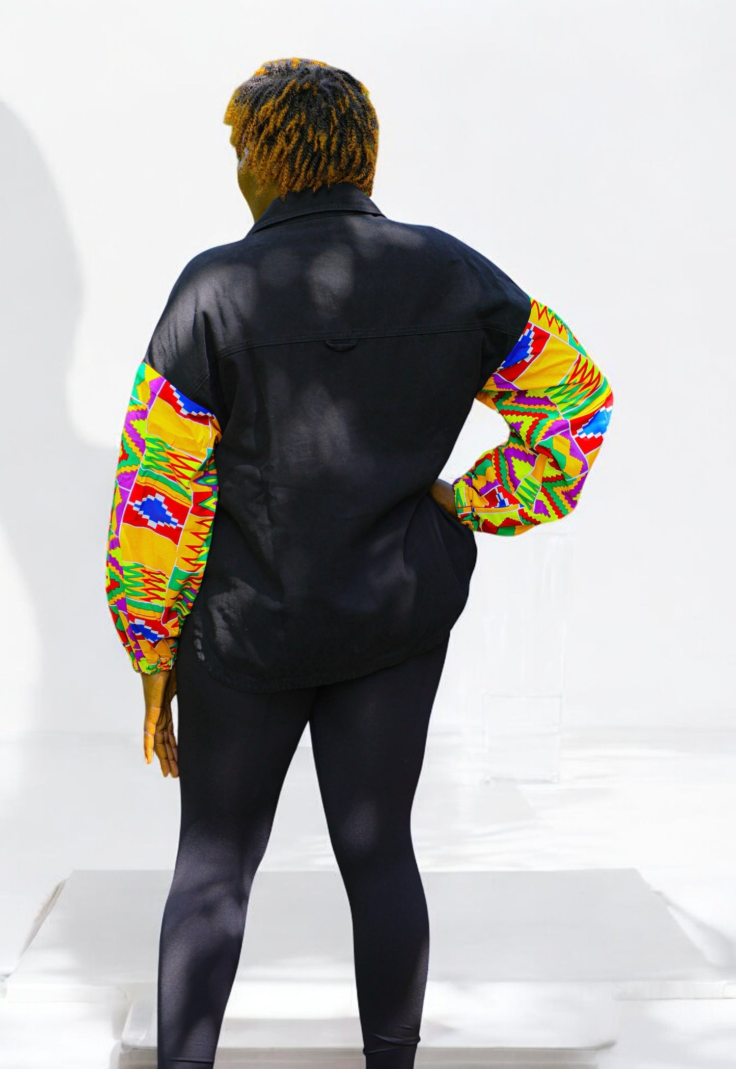 Ankara Fusion Dark Denim