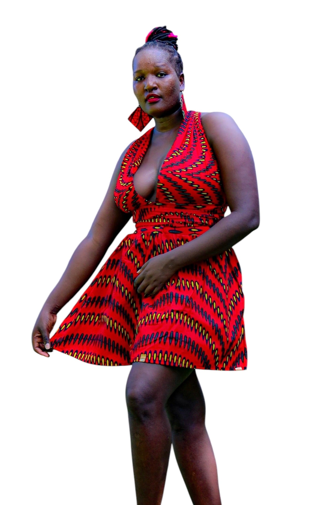 Red Infinity dress