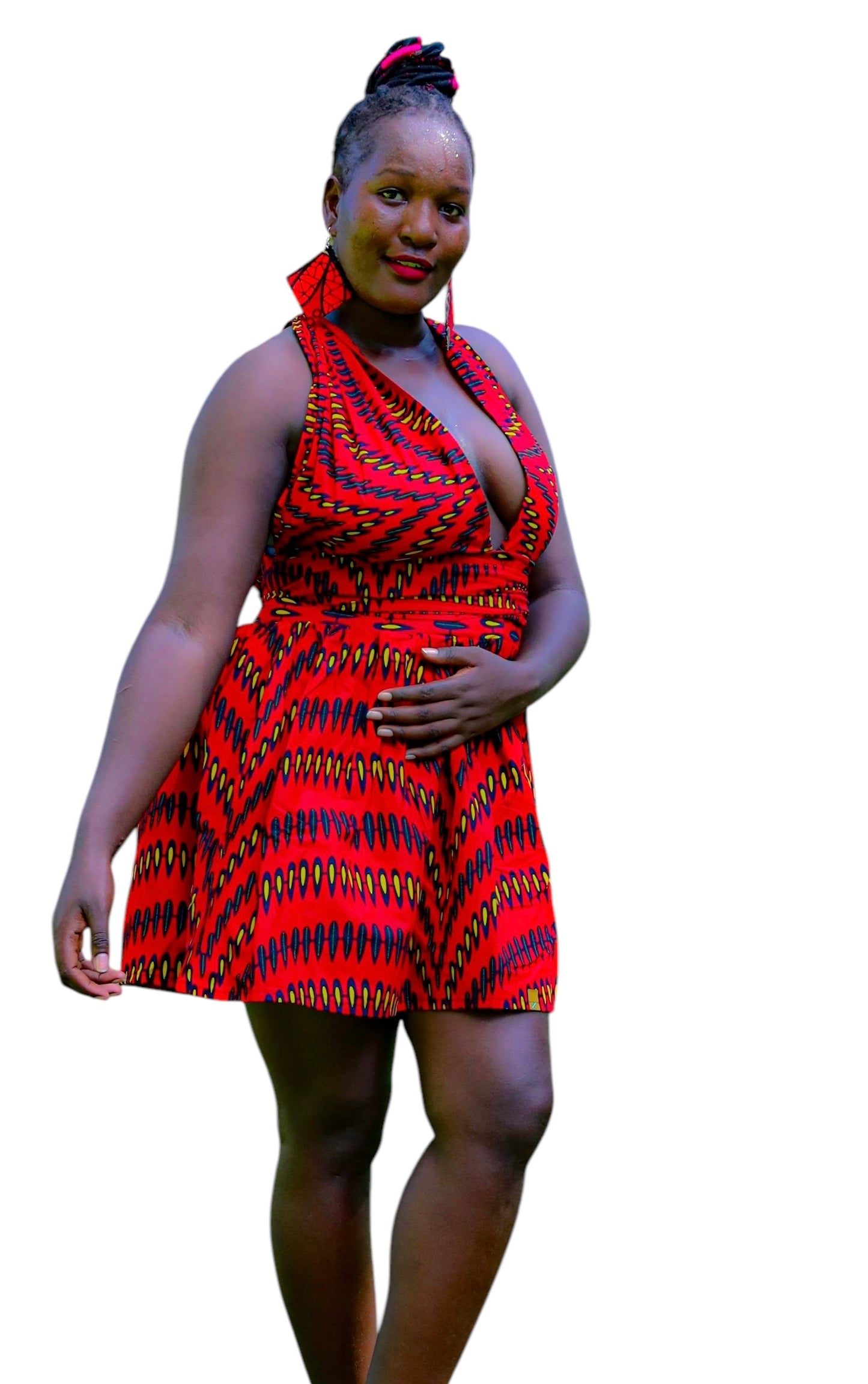 Red Infinity dress