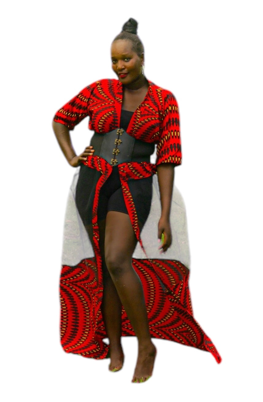 Mesh Kimo Scarlet