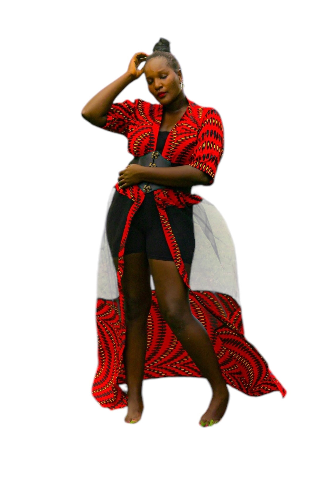 Mesh Kimo Scarlet