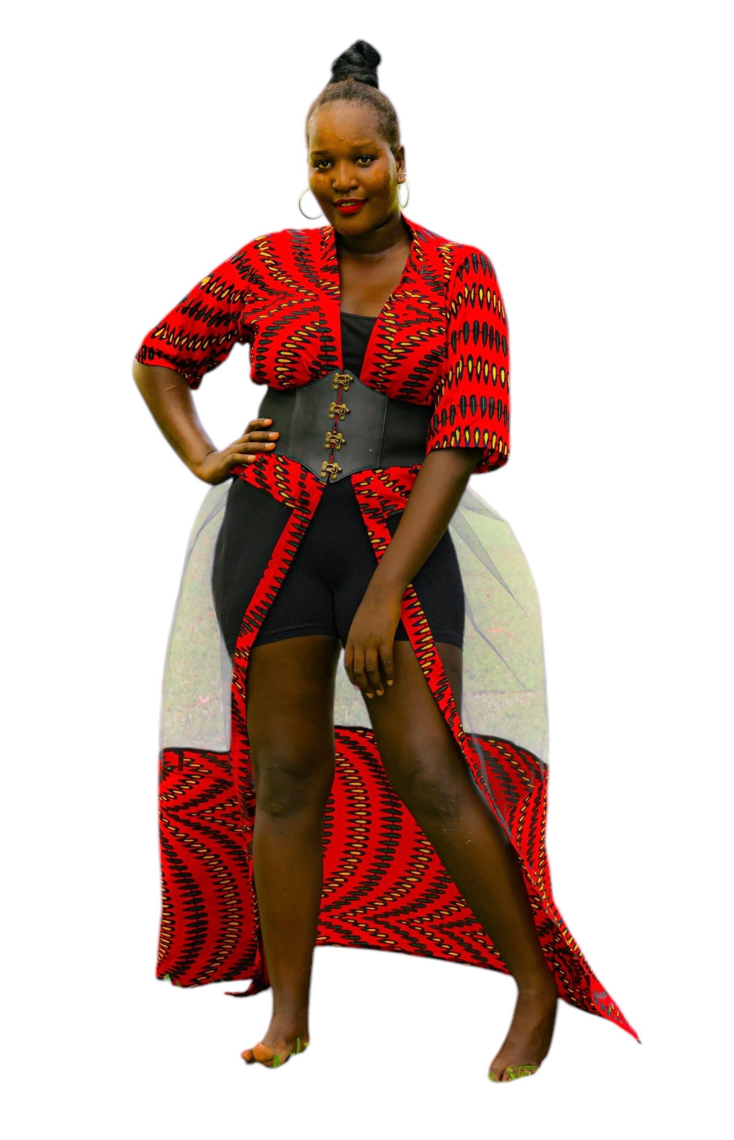Mesh Kimo Scarlet