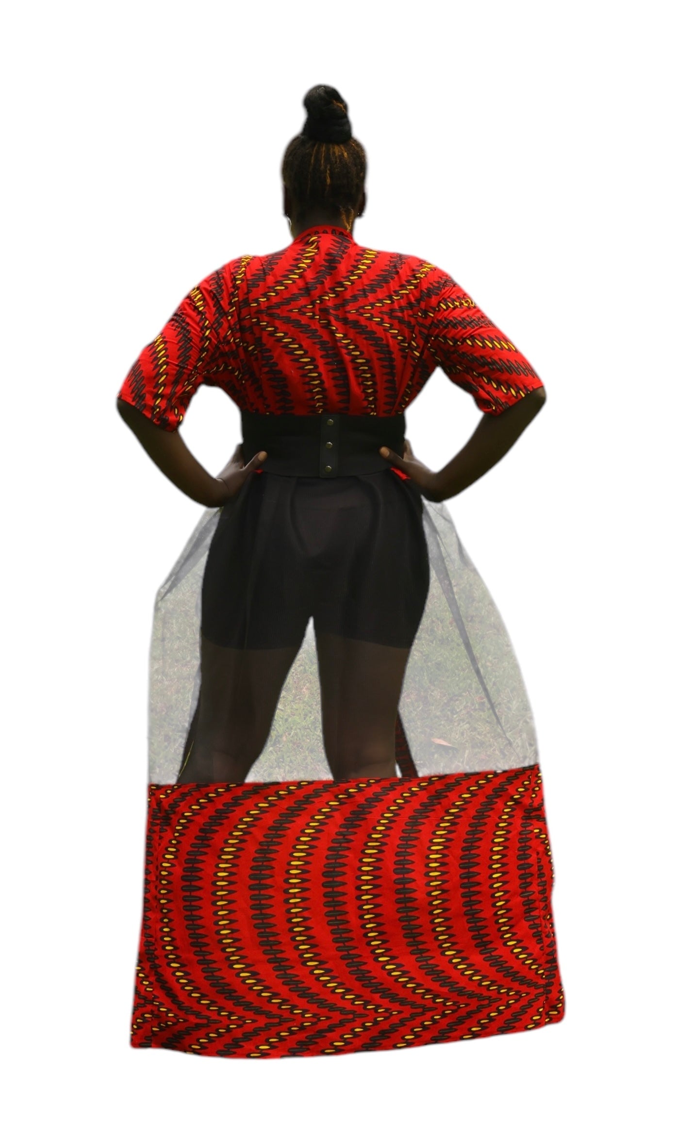 Mesh Kimo Scarlet