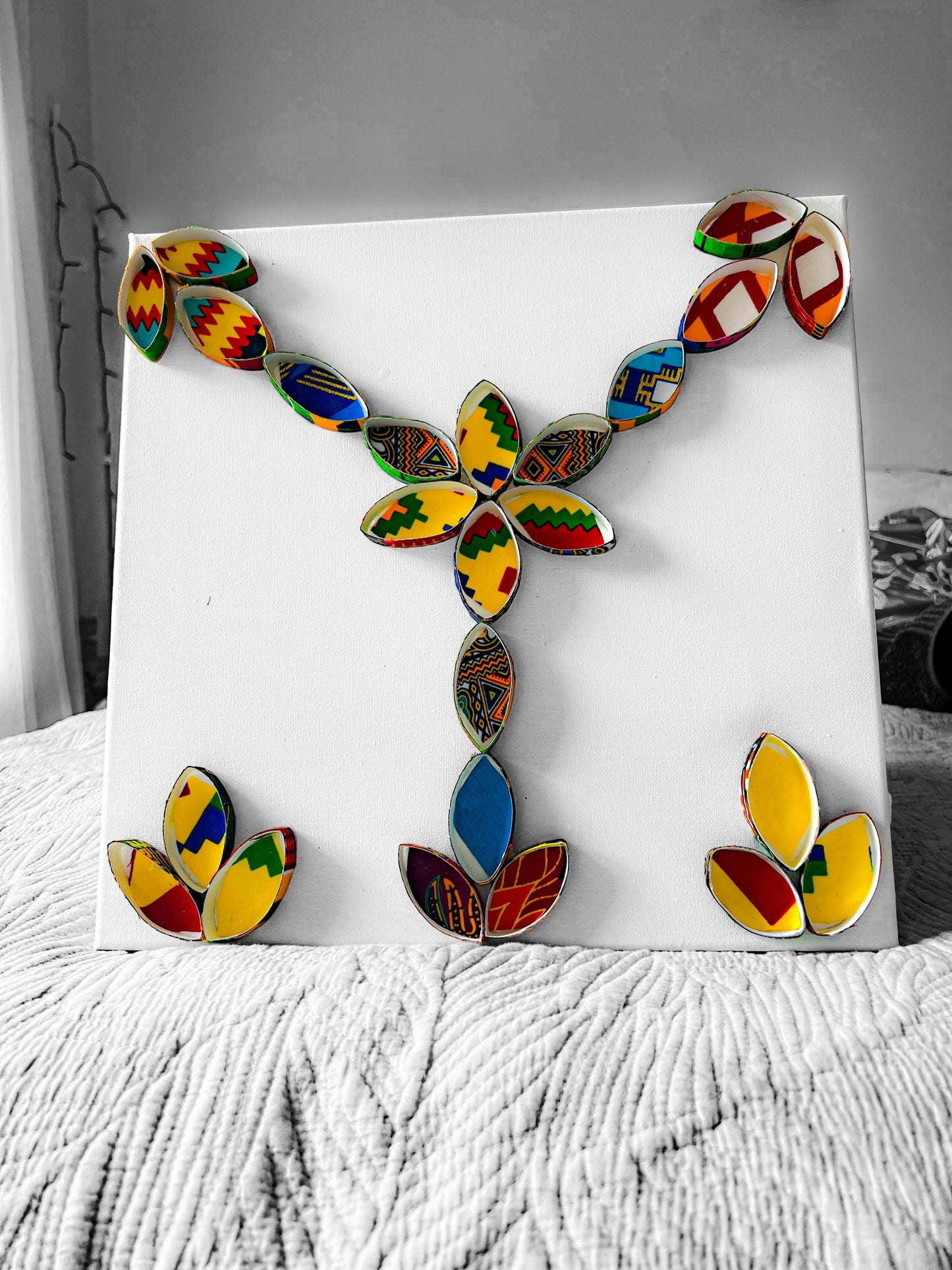 Small Fabric Art 1 – Handmade Sustainable Wall Decor