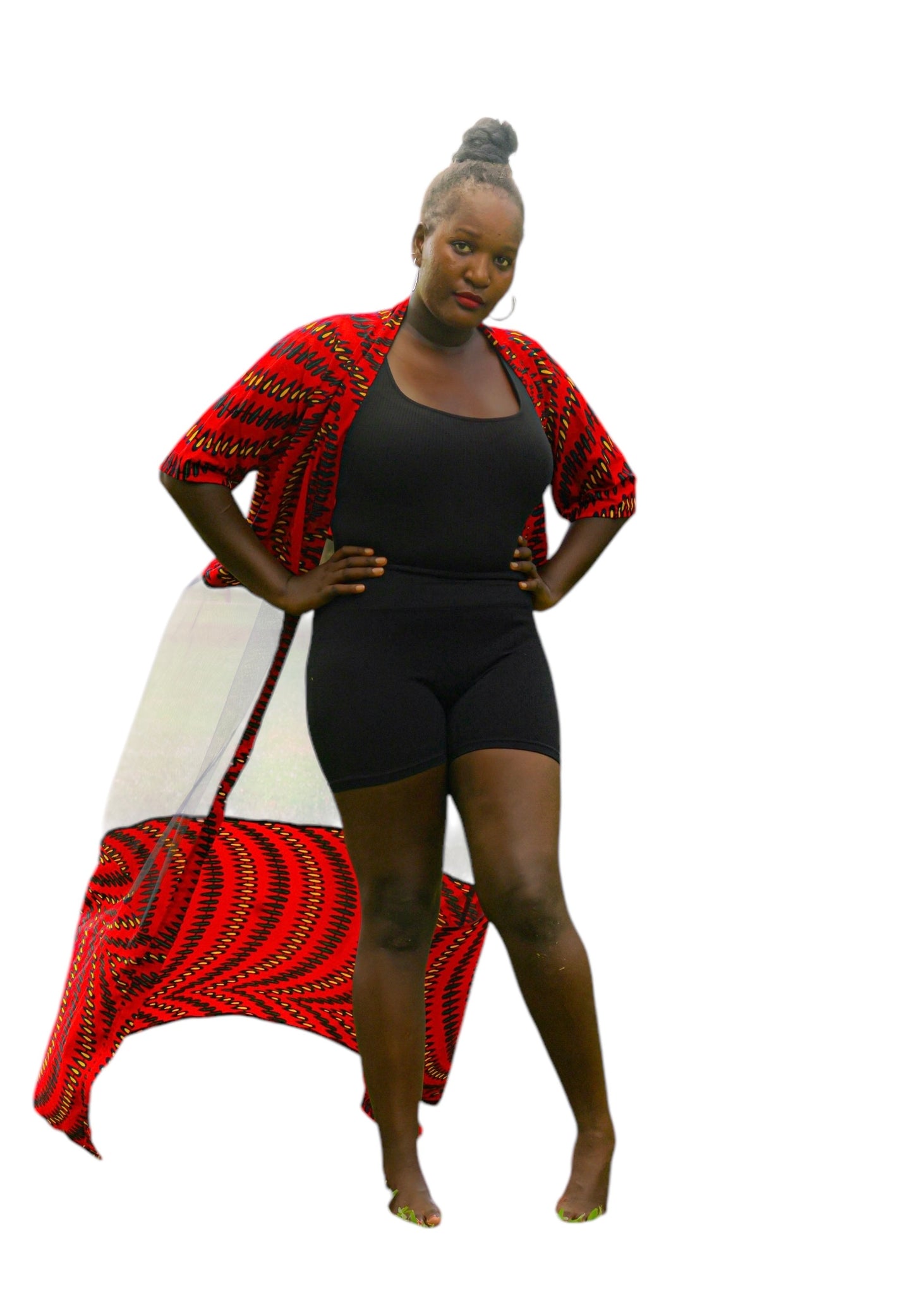 Mesh Kimo Scarlet