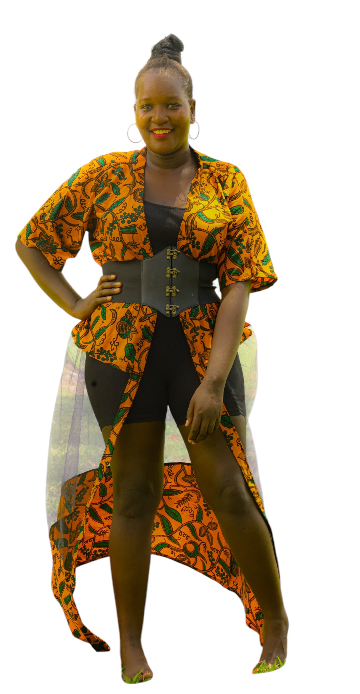 Mesh Kimono Vine
