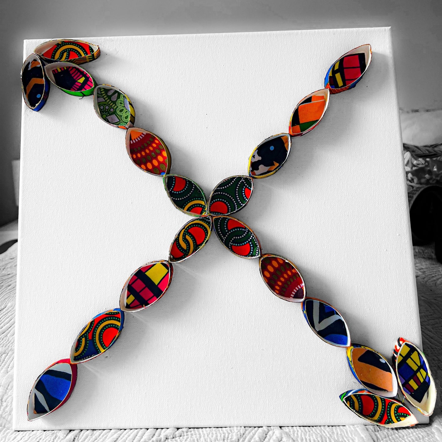 Small Fabric Art 5 – Handmade Sustainable Wall Decor