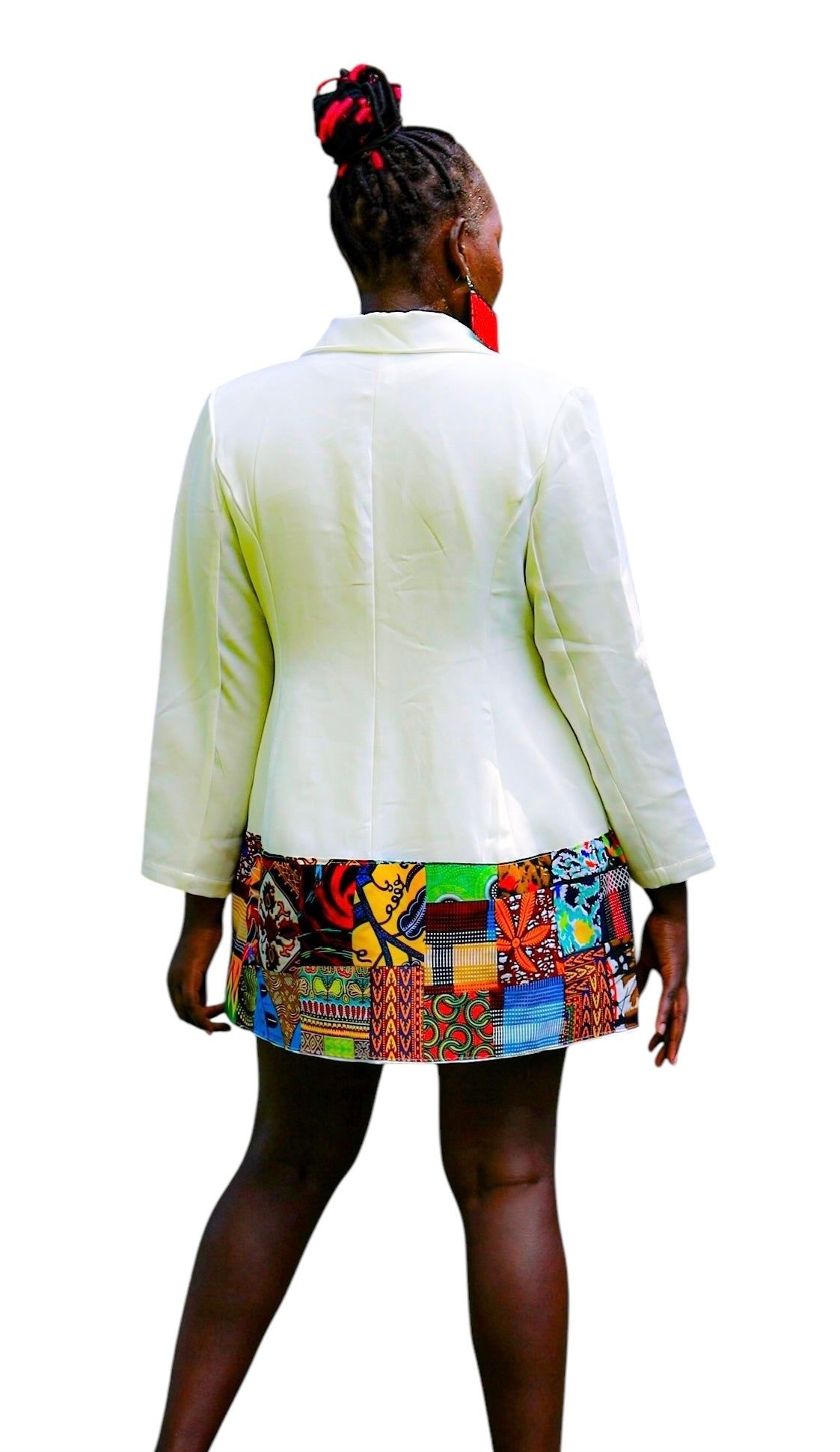 Custom White Blazer