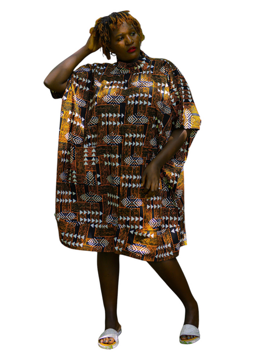 Allover Oversized Casual Dress