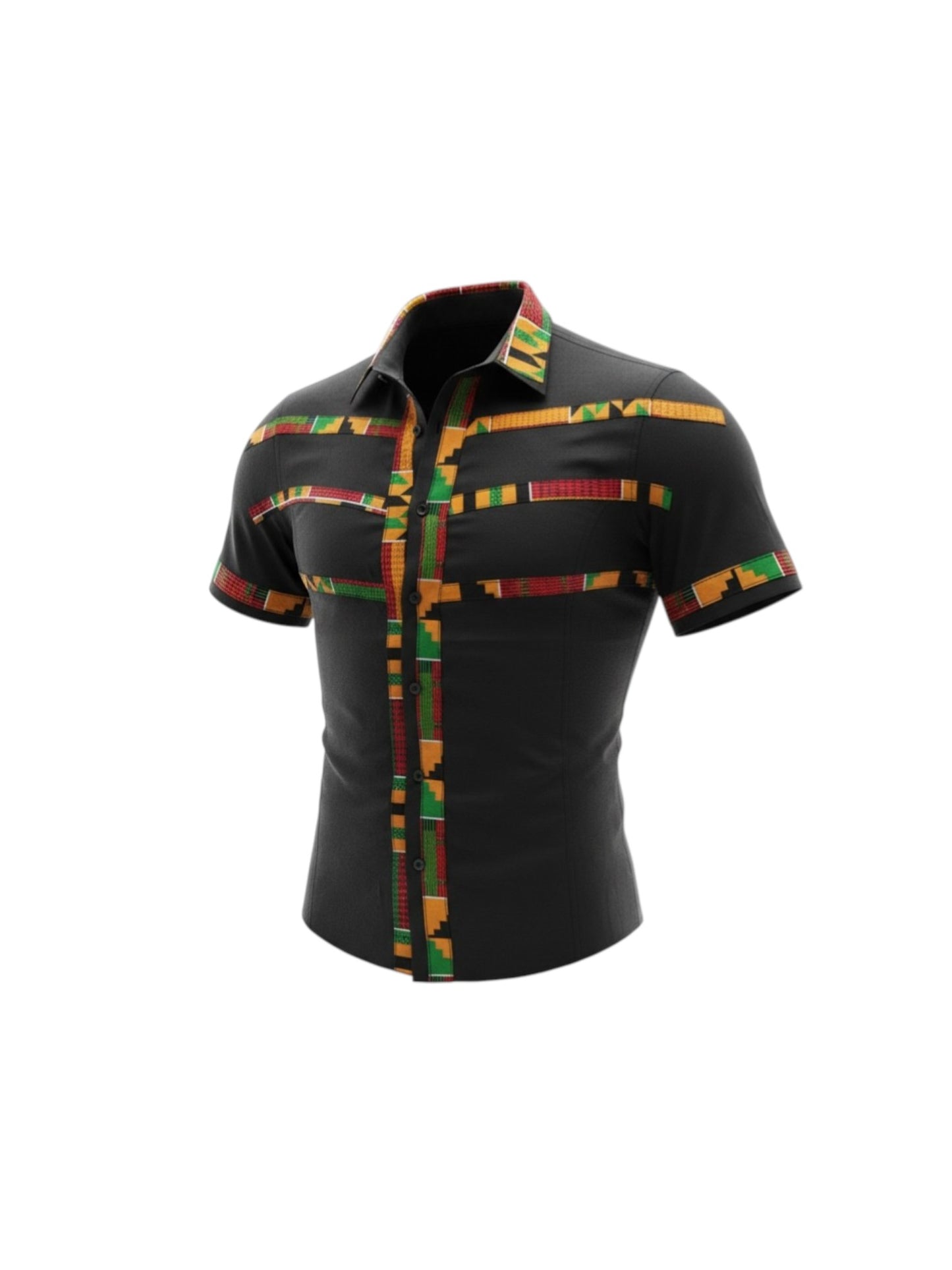 Men’s Custom Ankara Shirt