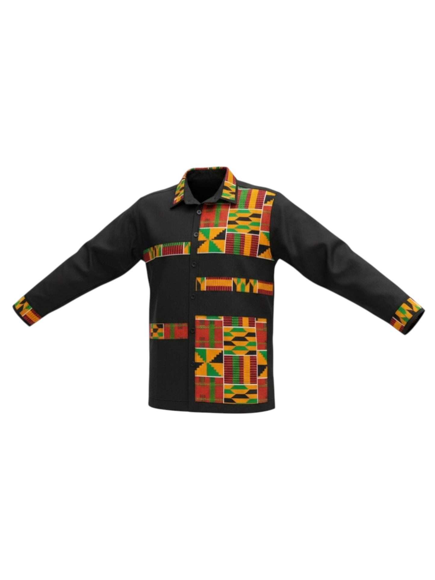 Men’s Custom Ankara Shirt