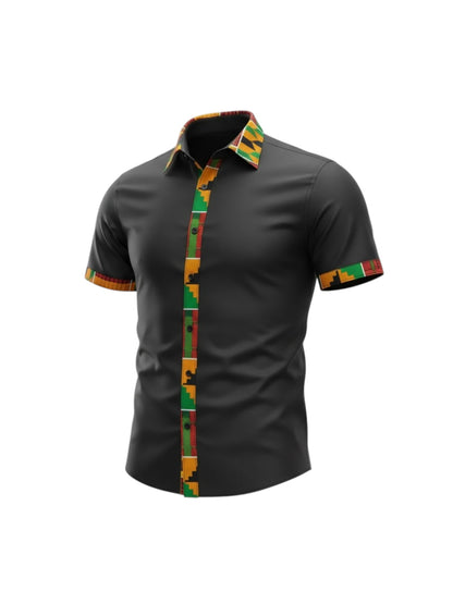 Men’s Custom Ankara Shirt