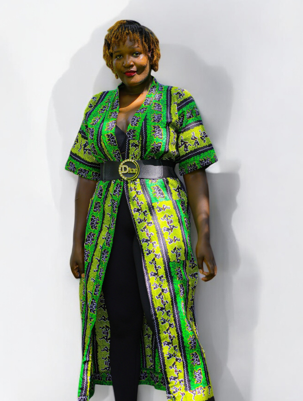 Mint Regalia Kimono