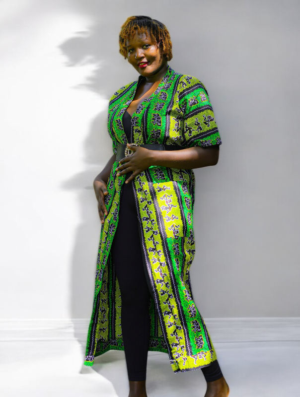 Mint Regalia Kimono