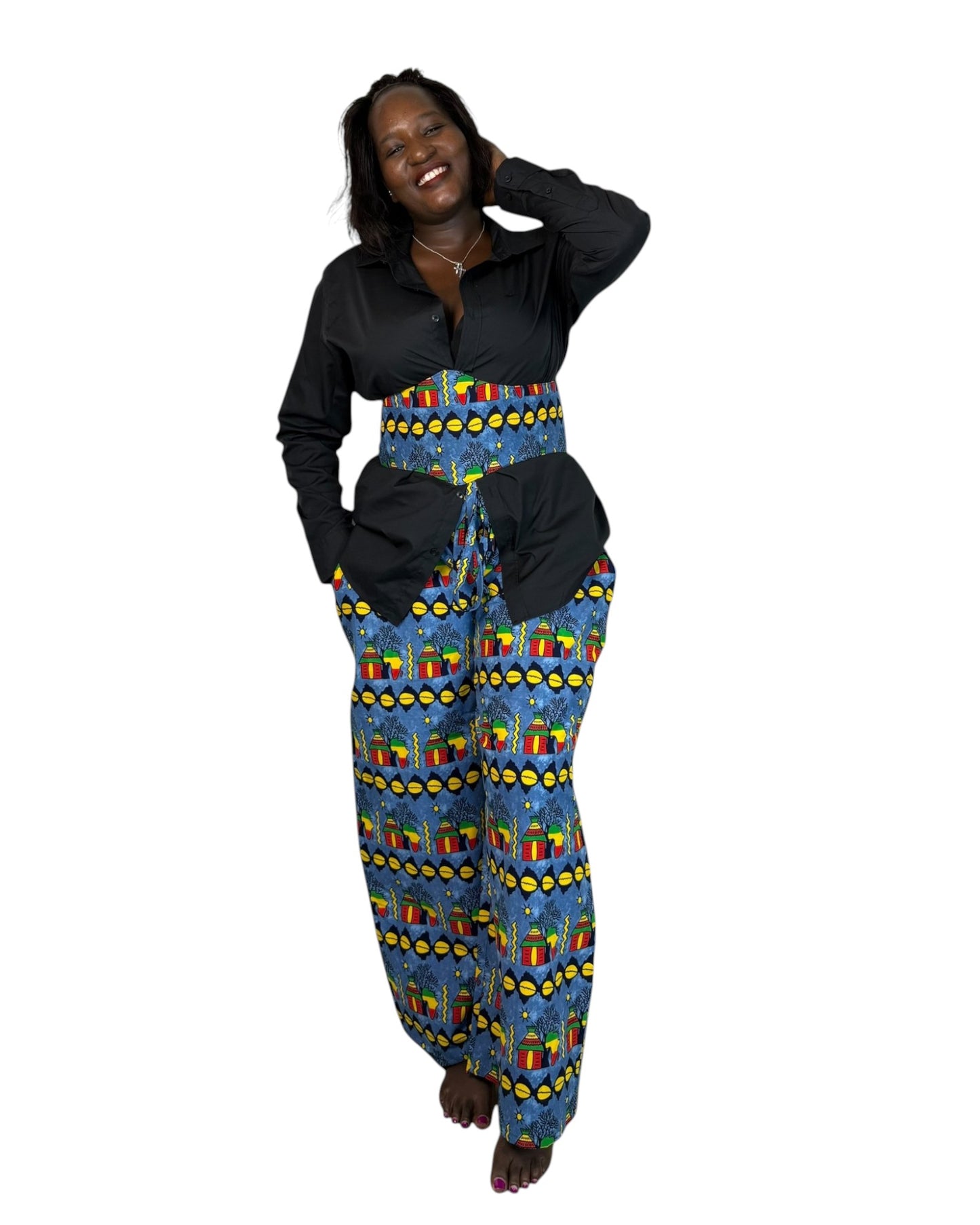 Aria Jumbo Pants — Belted Edition