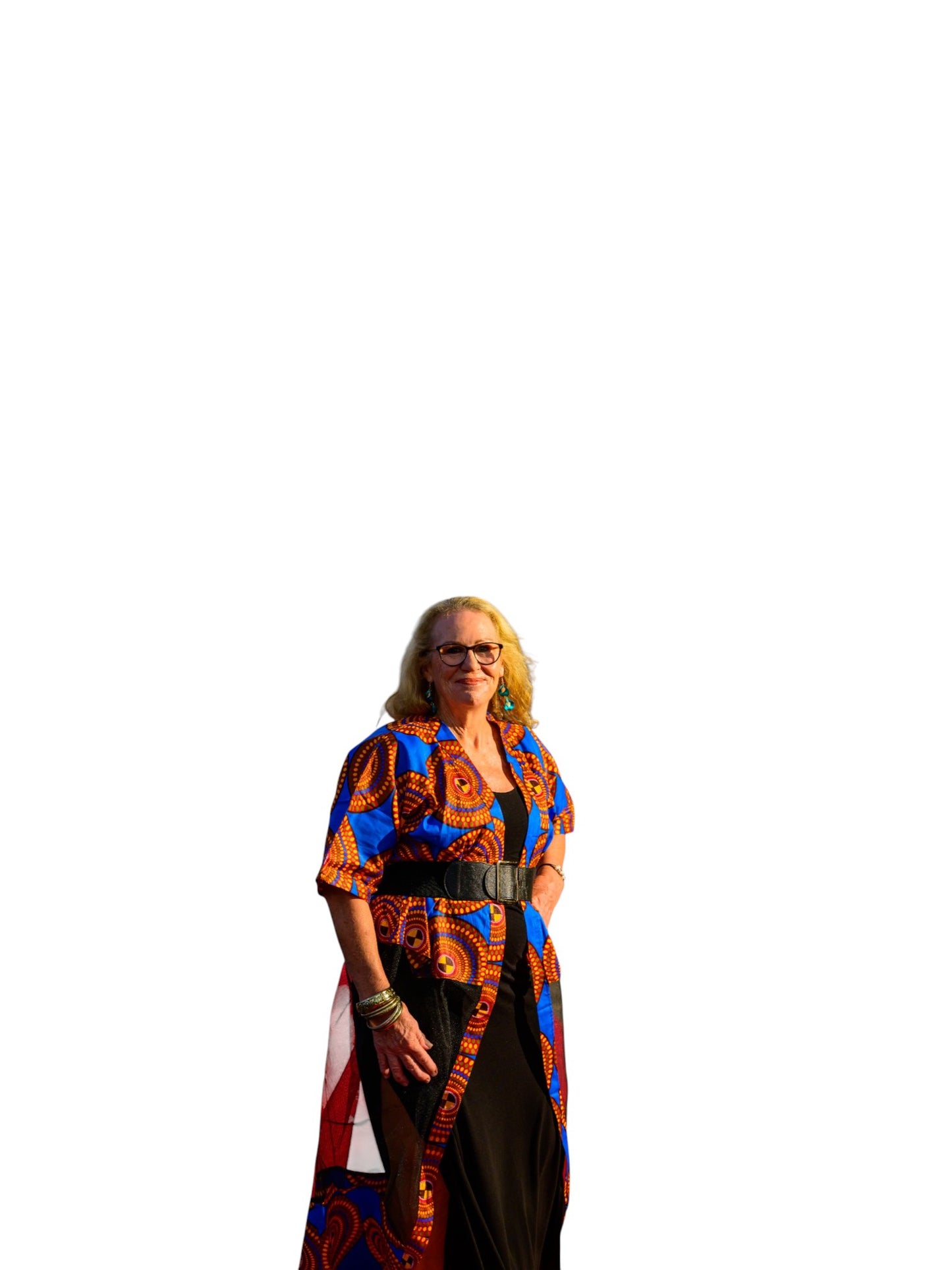 Mesh Kimono - Blue