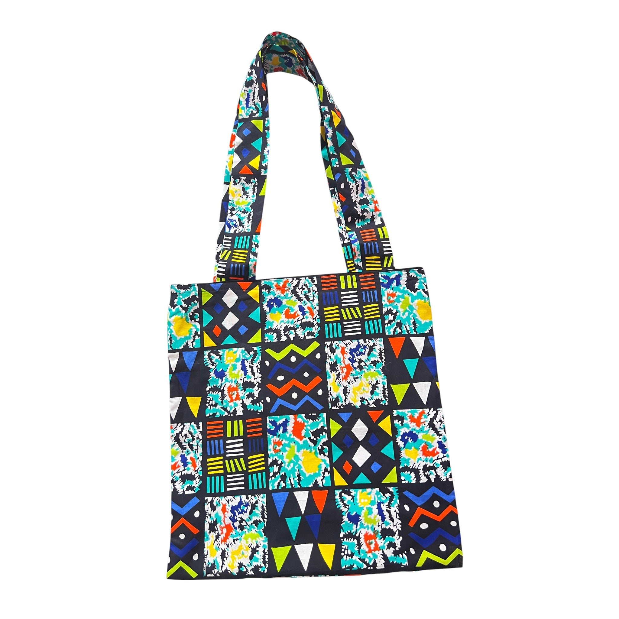 Abstract Grid Tote Bag