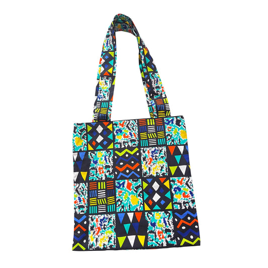 Abstract Grid Tote Bag