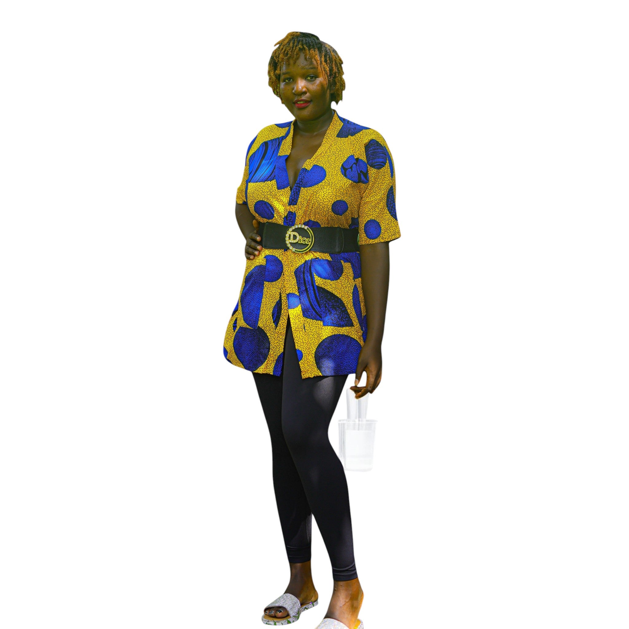 Rounded Short Kimono