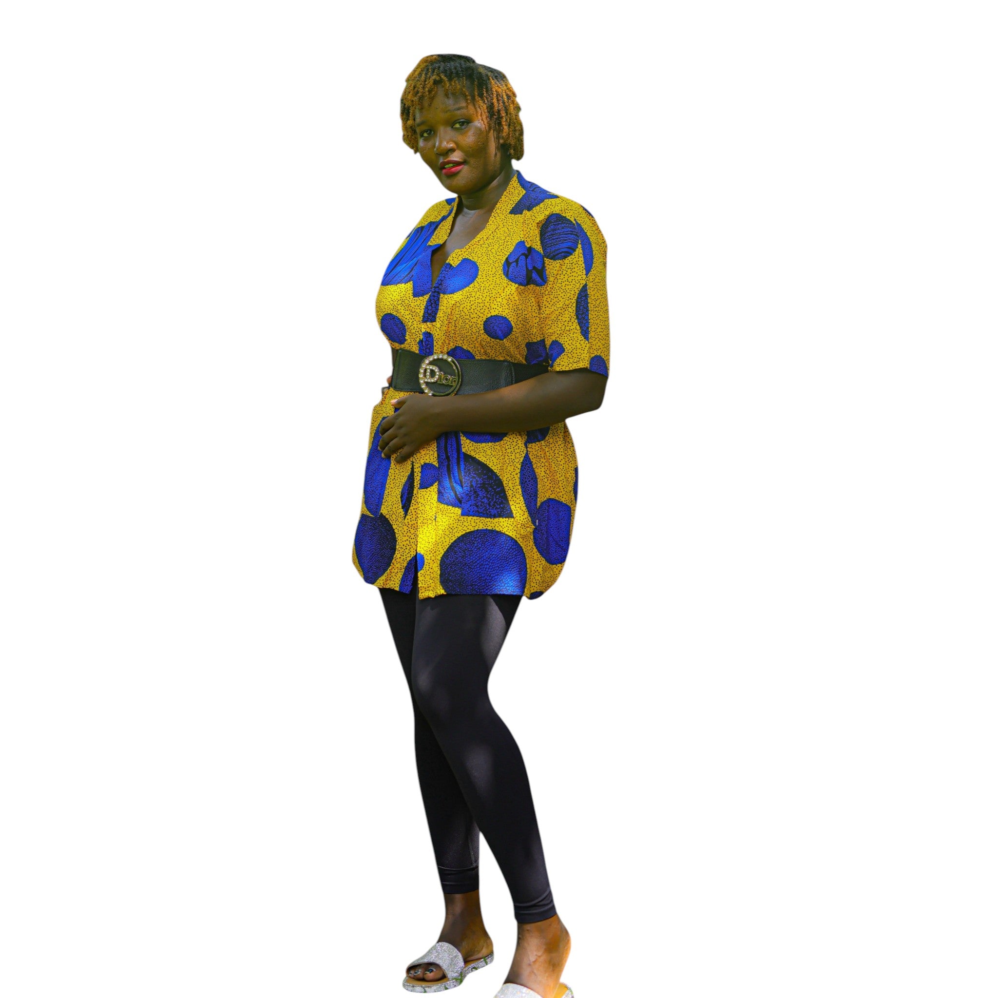 Rounded Short Kimono