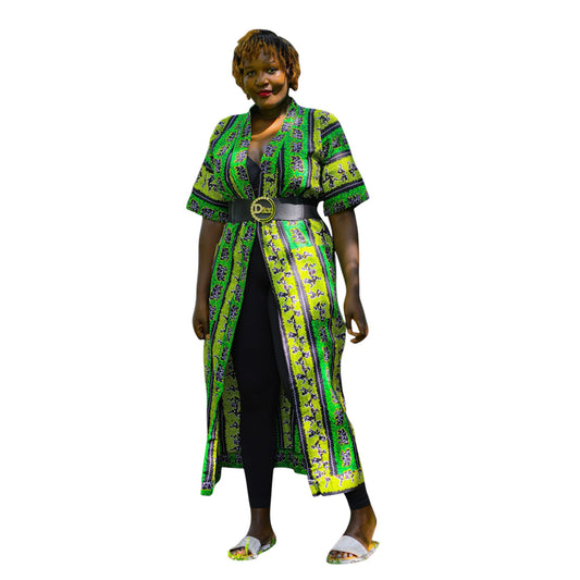 Mint Regalia Kimono