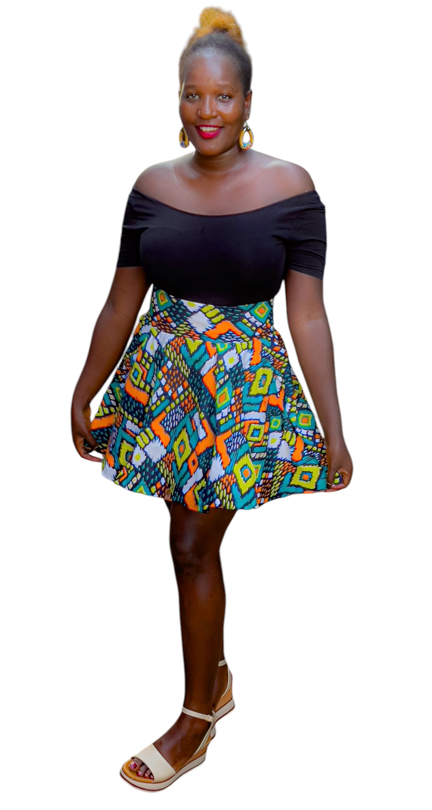 Ankara Short Skirt