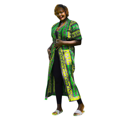Mint Regalia Kimono