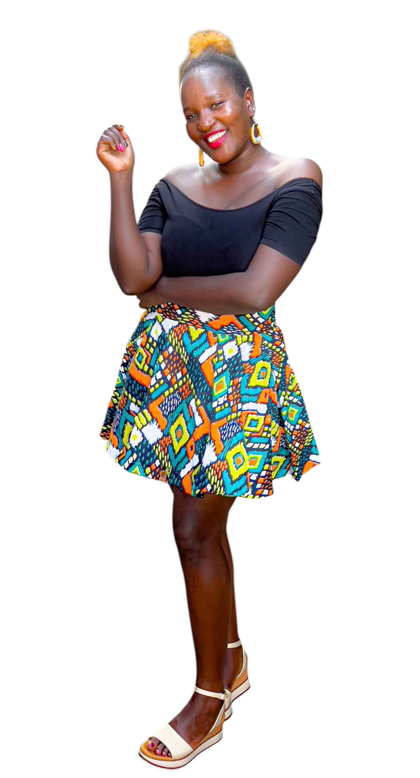 Ankara Short Skirt